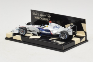 BMW Sauber F1.06 #16 N. Heidfeld BMW Sauber F1 Team 2006 Minichamps 1:43 400060016 Pressofusione — immagine 3 di 5