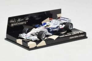 BMW Sauber F1.06 #16 N. Heidfeld Brazilian GP 2006 Minichamps 1:43 400060316 Pressofusione — immagine 2 di 5