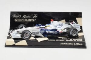 BMW Sauber F1.06 #16 N. Heidfeld Brazilian GP 2006 Minichamps 1:43 400060316 Pressofusione