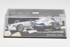 BMW Sauber F1.06 #16 N. Heidfeld Brazilian GP 2006 Minichamps 1:43 400060316 Pressofusione — immagine 5 di 5