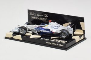 BMW Sauber F1.06 #10 N. Heidfeld Hungarian GP 3rd Place 2006 Minichamps 1:43 400060116 Pressofusione — immagine 3 di 5