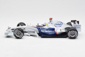 BMW Sauber F1.06 #16 N. Heidfeld F1 2006 Minichamps 1:18 100060016 Pressofusione — immagine 3 di 6