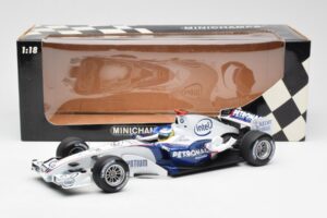 BMW Sauber F1.06 #16 N. Heidfeld F1 2006 Minichamps 1:18 100060016 Pressofusione — immagine 6 di 6