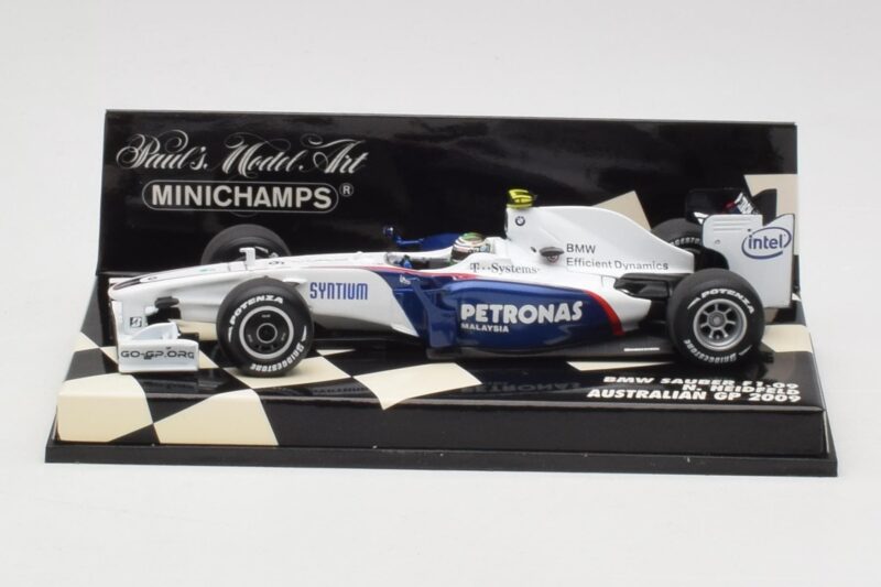 BMW Sauber F1.09 #5 N. Heidfeld Australian GP 2009 Minichamps 1:43 400090006 Pressofusione