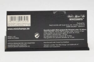 Brabham BMW BT52B A. Senna Test Car Paul Ricard 14 November 1983 Minichamps 1:43 540834399 Pressofusione — immagine 4 di 5