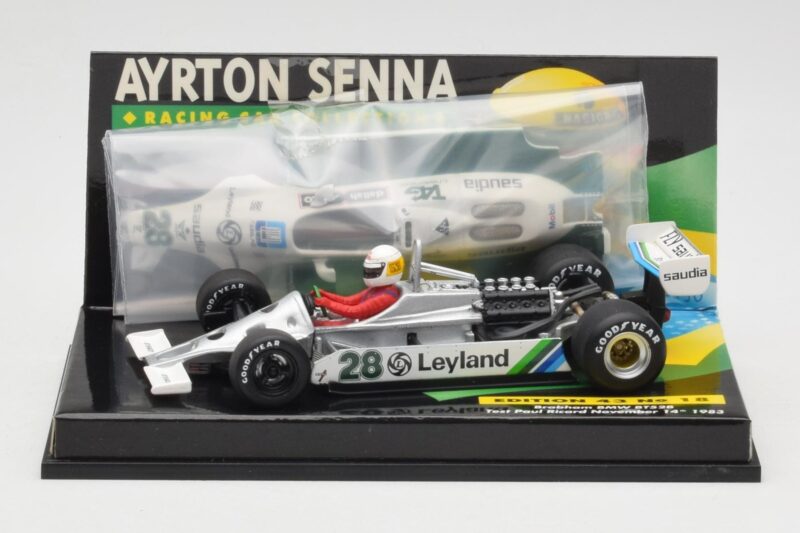 Brabham BMW BT52B A. Senna Test Car Paul Ricard 14 November 1983 Minichamps 1:43 540834399 Pressofusione