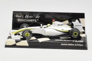 Brawn GP Mercedes BGP001 #22 J. Button Showcar 2009 Minichamps 1:43 400090092 Pressofusione