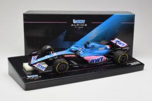 Alpine A522 #14 F. Alonso Australian GP 2022 Minichamps 1:18 147220314 Pressofusione — immagine 7 di 7