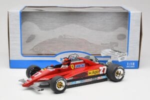 Ferrari 126C2 #27 G. Villeneuve GP Belgium 1982 MCG 1:18 MCG18629F Pressofusione — immagine 6 di 6