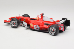 Ferrari 248 F1 #5 M. Schumacher German GP Hockenheimring 2006 Hot Wheels 1:18 J2887 Pressofusione — immagine 5 di 6