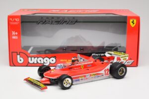 Ferrari 312T4 #12 G. Villeneuve South African Grand Prix 1979 Bburago 1:18 18-16814 Pressofusione — immagine 6 di 6