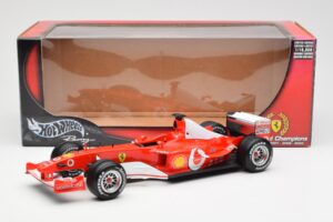 Ferrari F2003-GA F1 Constructors World Champions 2003 Hot Wheels 1:18 G3764 Pressofusione — immagine 7 di 7