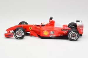 Ferrari F2001 #1 M. Schumacher F1 World Champion 2001 Rosso Hot Wheels 1:18 50202 Pressofusione — immagine 3 di 6