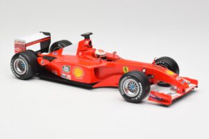 Ferrari F2001 #1 M. Schumacher F1 World Champion 2001 Rosso Hot Wheels 1:18 50202 Pressofusione — immagine 4 di 6
