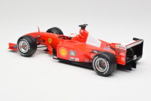 Ferrari F2001 #1 M. Schumacher F1 World Champion 2001 Rosso Hot Wheels 1:18 50202 Pressofusione — immagine 5 di 6