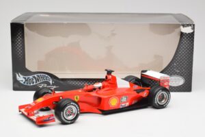 Ferrari F2001 #1 M. Schumacher F1 World Champion 2001 Rosso Hot Wheels 1:18 50202 Pressofusione — immagine 6 di 6