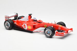 Ferrari F2003-GA #2 R. Barrichello F1 2003 Hot Wheels 1:18 B1024 Pressofusione — immagine 4 di 6