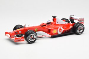 Ferrari F2003-GA #2 R. Barrichello F1 2003 Hot Wheels 1:18 B1024 Pressofusione