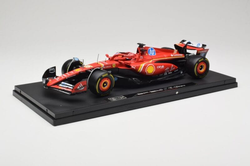 Ferrari SF-24 #16 C. Leclerc Emilia Romagna Grand Prix 2024 Bburago 1:18 18-16821-L-IMOLA-SHOWCASE Pressofusione