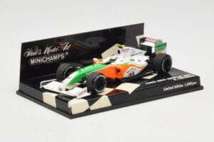 Force India Mercedes VJM02 #21 G. Fisichella Showcar 2009 Minichamps 1:43 400090091 Pressofusione — immagine 2 di 5