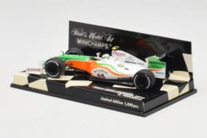 Force India Mercedes VJM02 #21 G. Fisichella Showcar 2009 Minichamps 1:43 400090091 Pressofusione — immagine 3 di 5