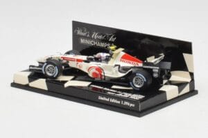 Honda RA106 A. Davidson Test Driver F1 2006 Minichamps 1:43 400060036 Pressofusione — immagine 3 di 5