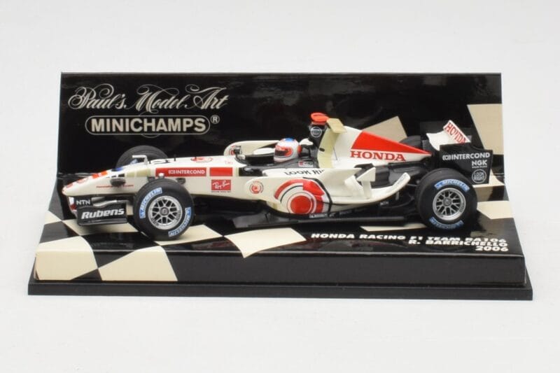 Honda RA106 #11 R. Barrichello F1 2006 Minichamps 1:43 400060011 Pressofusione