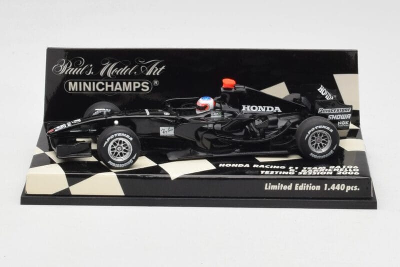 Honda RA106 #11 R. Barrichello Test Car 2006 Minichamps 1:43 400060211 Pressofusione