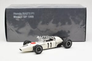 Honda RA272 #11 R. Ginther Mexican Grand Prix 1965 AUTOart 1:18 86597 Pressofusione — immagine 8 di 8