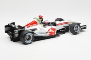 Honda RA106 Honda Racing Team R. Barrichello F1 Showcar 2006 Minichamps 1:18 08MF1-06B-CRB18 Pressofusione — immagine 2 di 6