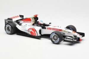 Honda RA106 Honda Racing Team R. Barrichello F1 Showcar 2006 Minichamps 1:18 08MF1-06B-CRB18 Pressofusione — immagine 4 di 6