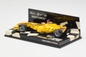 Jordan EJ15 S. Yamamoto F1 Silverstone Test 2005 Minichamps 1:43 400050239 Pressofusione — immagine 2 di 6