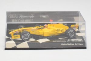 Jordan EJ15 S. Yamamoto F1 Silverstone Test 2005 Minichamps 1:43 400050239 Pressofusione — immagine 5 di 6