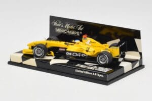 Jordan Ford EJ14 N. Mansell Regent Street Parade 2004 Minichamps 1:43 400040095 Pressofusione — immagine 3 di 5