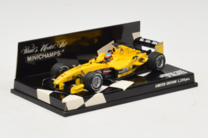 Jordan EJ14 Ford #18 N. Heidfeld Jordan Ford F1 Team Showcar 2004 Minichamps 1:43 400040088 Pressofusione — immagine 2 di 5