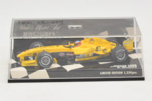 Jordan EJ14 Ford #18 N. Heidfeld Jordan Ford F1 Team Showcar 2004 Minichamps 1:43 400040088 Pressofusione — immagine 4 di 5