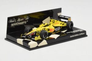 Jordan Honda EJ11 #7 H-H. Frentzen F1 2001 Minichamps 1:43 400010011 Pressofusione — immagine 2 di 5