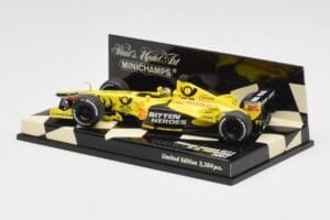 Jordan Honda EJ11 #7 H-H. Frentzen F1 2001 Minichamps 1:43 400010011 Pressofusione — immagine 3 di 5