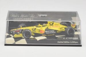 Jordan Honda EJ11 #7 H-H. Frentzen F1 2001 Minichamps 1:43 400010011 Pressofusione — immagine 5 di 5