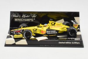 Jordan Honda EJ11 #11 J. Trulli F1 2001 Minichamps 1:43 400010012 Pressofusione