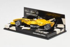 Jordan EJ15 Toyota R. Doornbos Test Driver F1 2005 Minichamps 1:43 400050039 Pressofusione — immagine 3 di 5