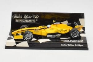 Jordan EJ15 Toyota R. Doornbos Test Driver F1 2005 Minichamps 1:43 400050039 Pressofusione