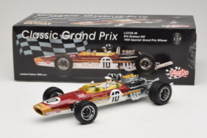 Lotus 49 G. Hill Spanish GP Winner 1968 Quartzo 1:18 18214 Pressofusione — immagine 6 di 6