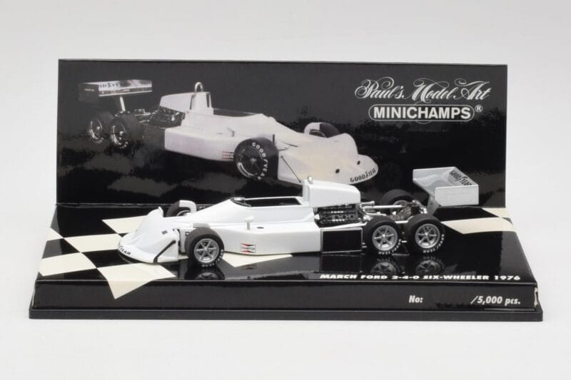 March 2-4-0 Six Wheeler #12 F1 1976 Minichamps 1:43 436760699 Pressofusione