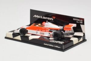 McLaren Ford M26 B. Giacomelli British GP 1978 Minichamps 1:43 530784333 Pressofusione — immagine 3 di 5