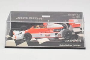McLaren Ford M26 B. Giacomelli British GP 1978 Minichamps 1:43 530784333 Pressofusione — immagine 5 di 5