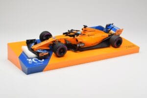 McLaren MCL33 #14 F. Alonso Canadian Grand Prix 300th Start 2018 Minichamps 1:18 533184014 Pressofusione — immagine 2 di 6