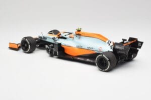 McLaren MCL35M #4 L. Norris Monaco GP 2021 Minichamps 1:18 530212404 Pressofusione — immagine 5 di 7