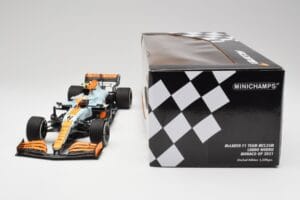 McLaren MCL35M #4 L. Norris Monaco GP 2021 Minichamps 1:18 530212404 Pressofusione — immagine 7 di 7
