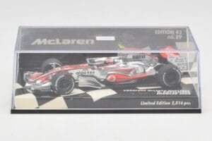 McLaren Mercedes MP4-23 #23 H. Kovalainen Showcar 2008 Minichamps 1:43 530084393 Pressofusione — immagine 5 di 5